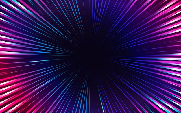 Realistic neon speed motion background