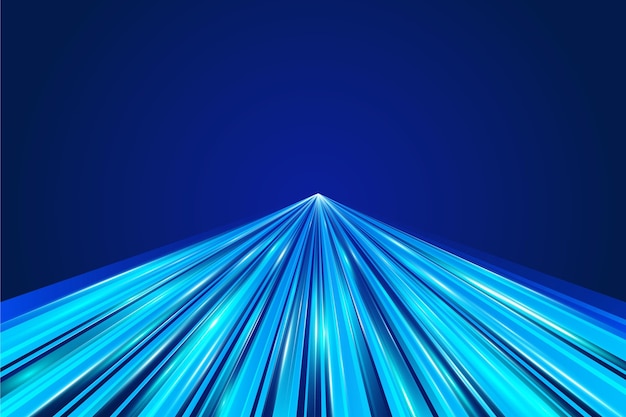 Realistic neon speed motion background