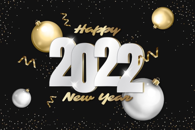 Free vector realistic new year background