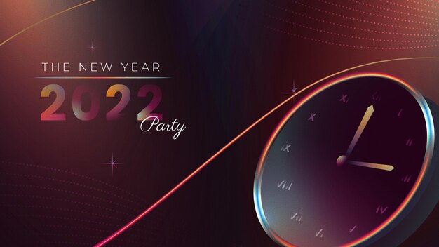 Realistic new year background