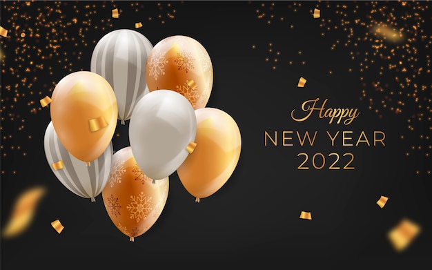 Free vector realistic new year background