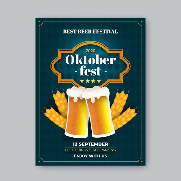 Realistico festival più oktoberfest