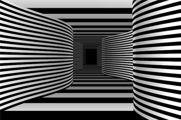 Реалистичная оптическая иллюзия фон