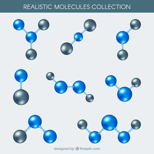 Реалистичный пакет молекул