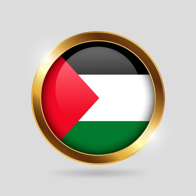 Реалистичная национальная эмблема Палестины