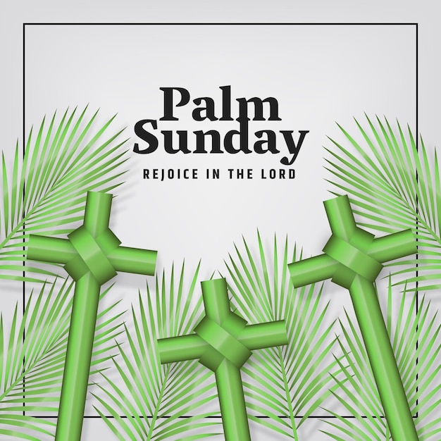 Realistic palm sunday event