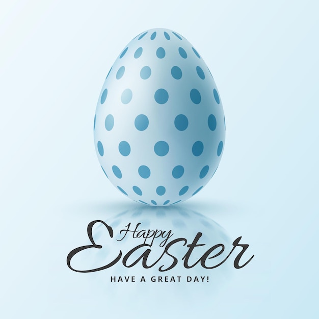 Free vector realistic pastel monochrome easter illustration