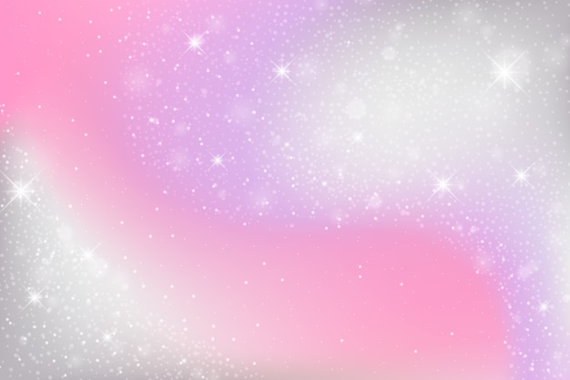 Free vector realistic pink and silver background