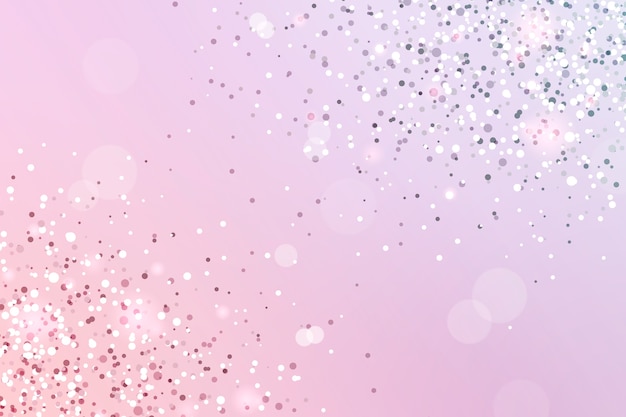 Free vector realistic pink and silver background