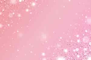 Free vector realistic pink and silver background