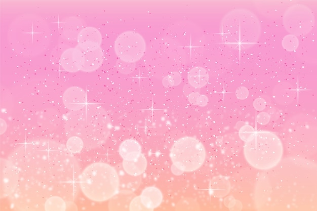 Free vector realistic pink and silver background