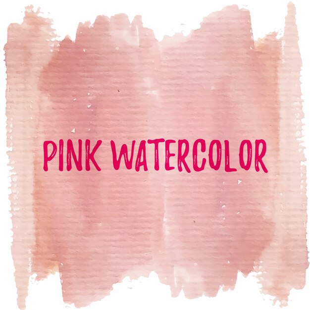 Realistic pink watercolor texture