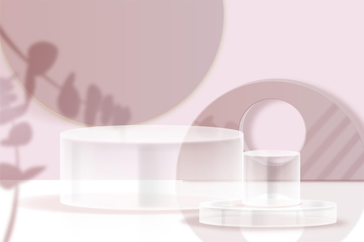 Free Vector realistic podium background