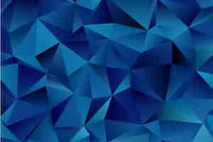 Free vector realistic polygonal background