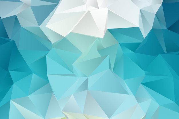 Free vector realistic polygonal background