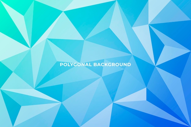 Free vector realistic polygonal background