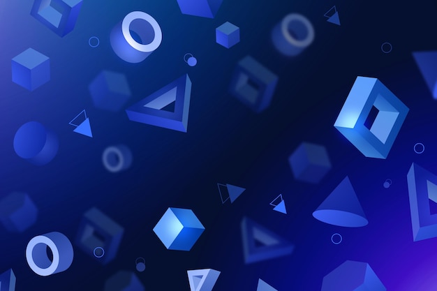 Free vector realistic polygonal background