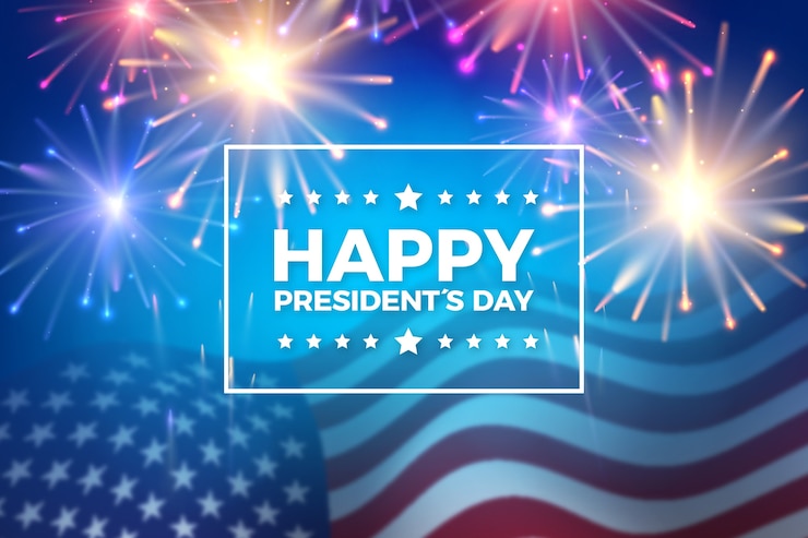Free Vector realistic presidents day background