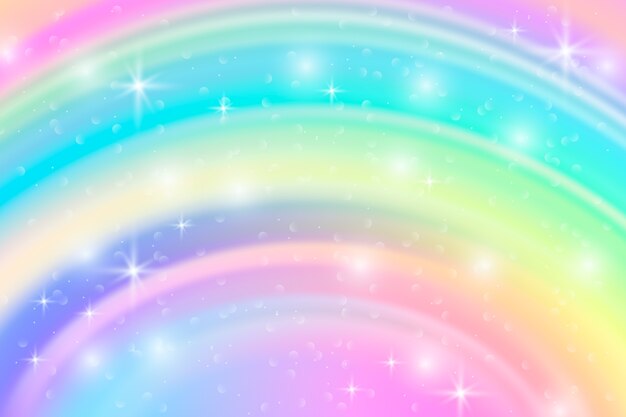 Realistic rainbow glitter background