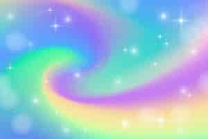 Free vector realistic rainbow glitter background