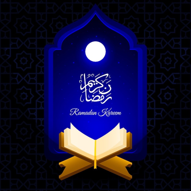 Free vector realistic ramadan kareem illustration