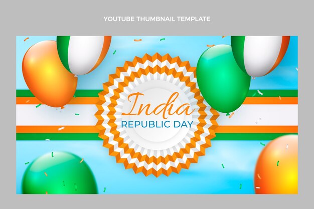realistic republic day youtube thumbnail