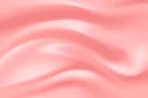 Бесплатное векторное изображение Реалистичный фон из розового золота и шелка
