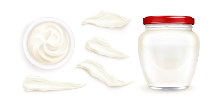 Free Vector realistic sauce elements collection