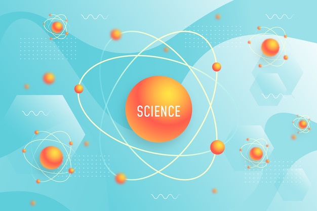 無料ベクター 現実的な科学の背景