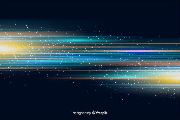 Vettore gratuito realistico brillante movimento di sfondo chiaro