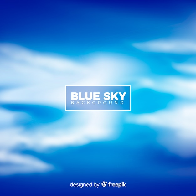 Free vector realistic sky background