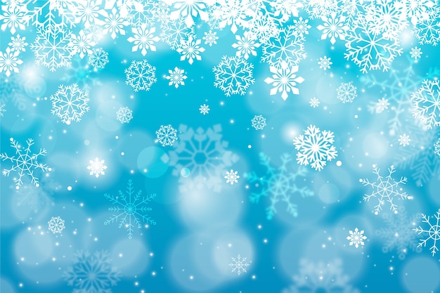 Free vector realistic snowflake border