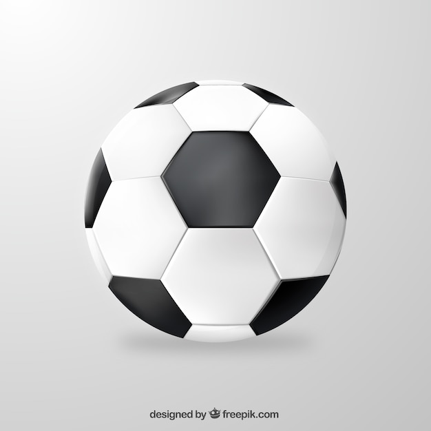 Free vector realistic soccer ball