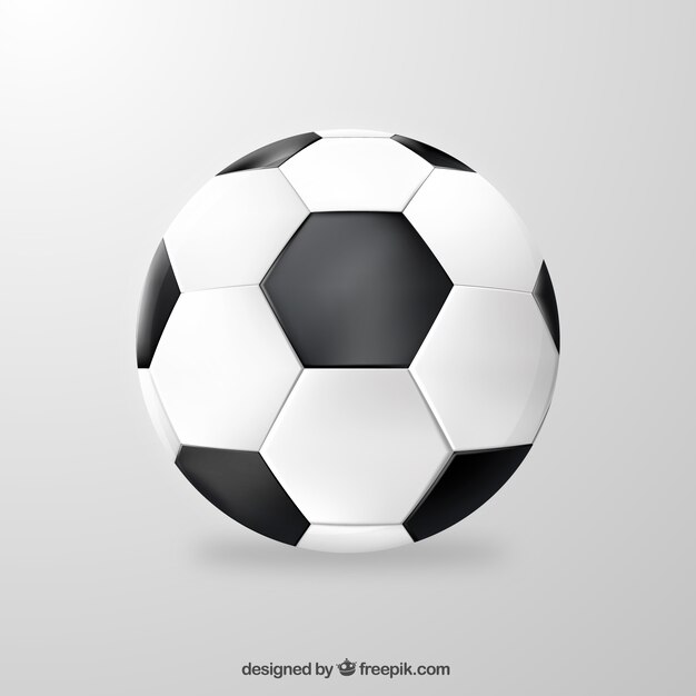 Realistic soccer ball