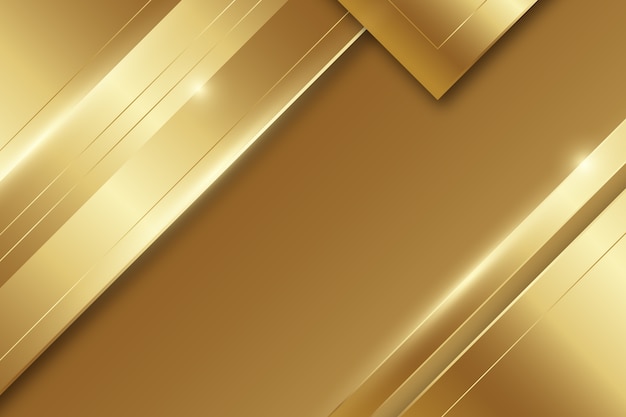 Free vector realistic solid gold background