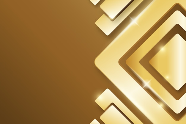 Free vector realistic solid gold background