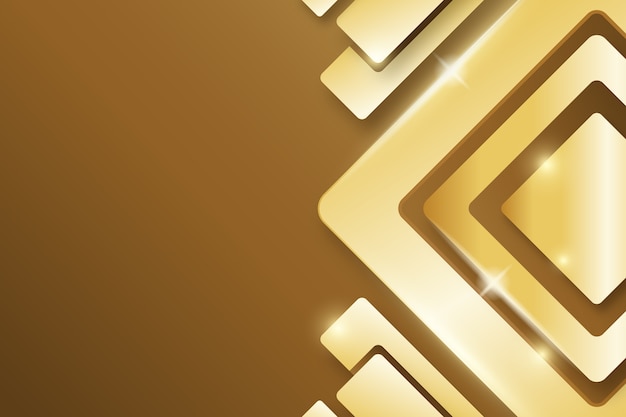 Realistic solid gold background