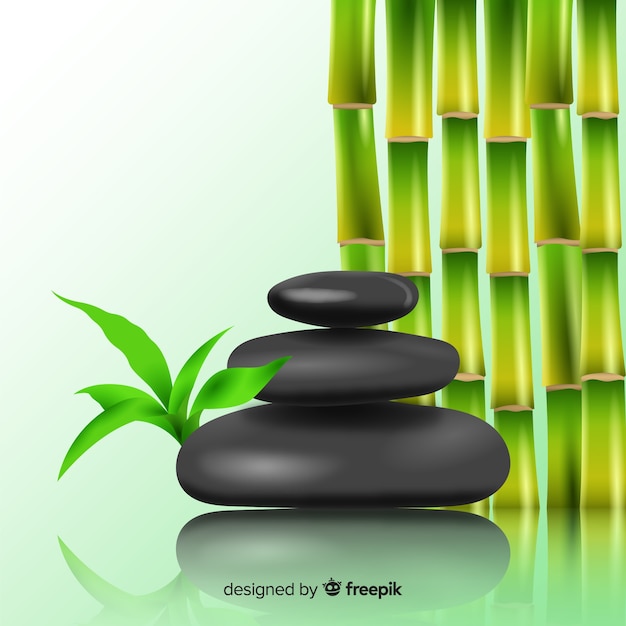 Free vector realistic spa background