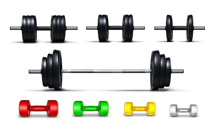 Free Vector realistic sports equipment collection