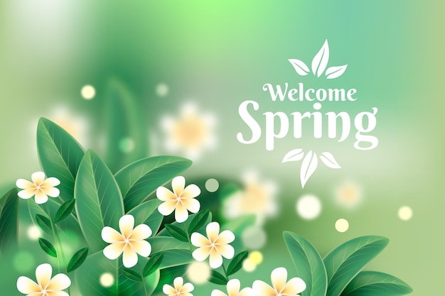 Realistic Spring Background