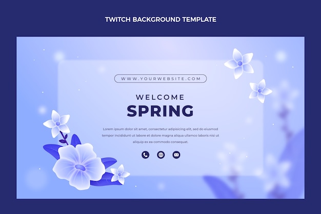 Free vector realistic spring twitch background