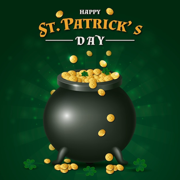 Free vector realistic st. patricks day concept