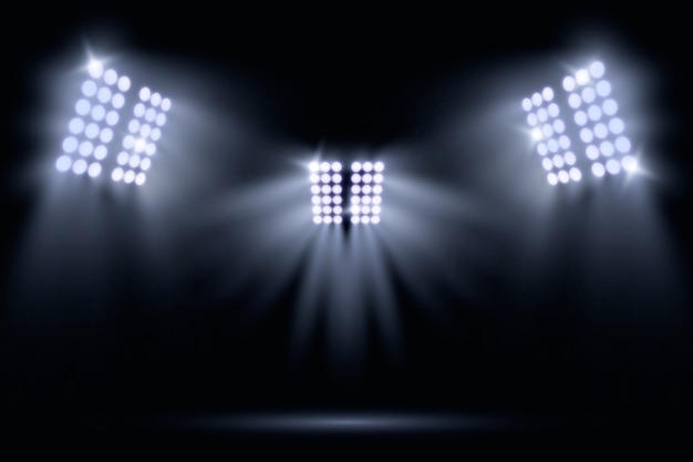 Realistic stadium lights