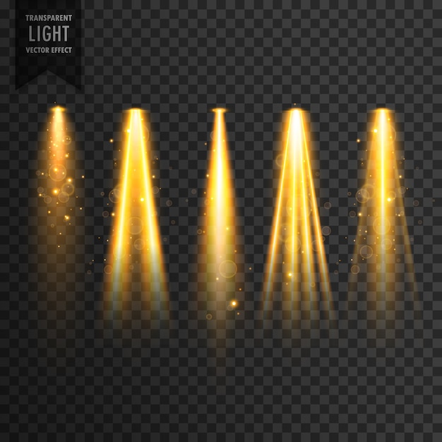 Realistic stage lights