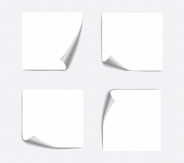付箋のイラストのコレクション 無料のベクター