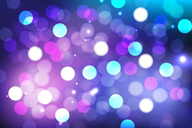 Realistic style bokeh effect background