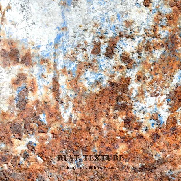 Realistic texture of a rusty wall