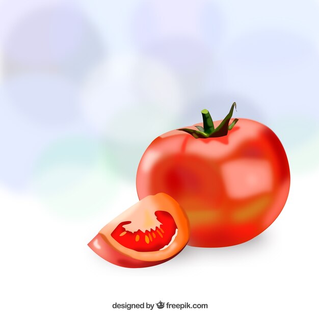 Realistic tomato