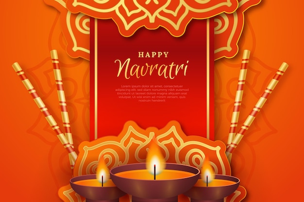 View Full Hd Background Clipart Png Navratri Banner Background Pics