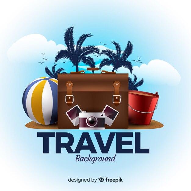 realistic travel background